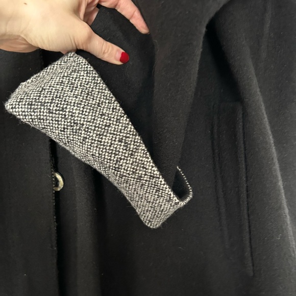 Black Christian Dior Cape Jacket Size 9 - Picture 4 of 5